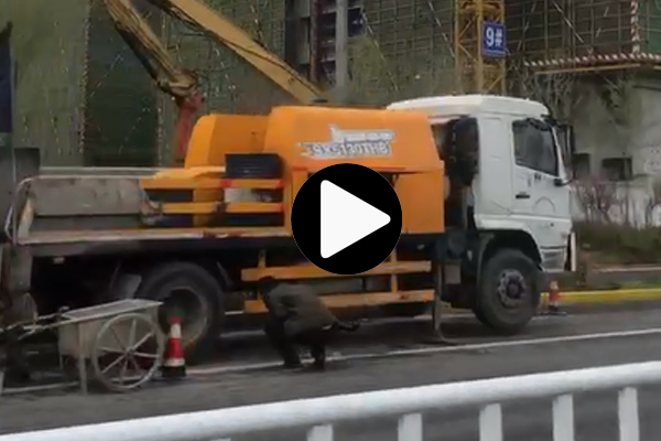 永清两台高压泵同时施工中